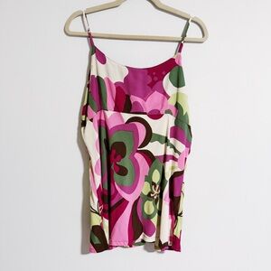 Manuhealii - Floral Spaghetti Strap Top